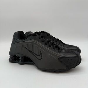 Nike Shox R4 GS Triple Black CW2626-003 Kids Youth Size 5Y New